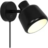 Nordlux Projecteur mural noir Louella