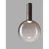 Lyora Suspension Nostos verre marron Ø 30cm