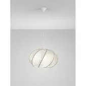 Lyora Suspension Bora blanc Ø 55cm