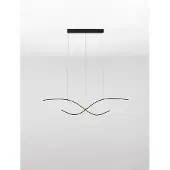 Lyora Lampe suspendue curl Brio noir