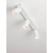 Lyora Spot de plafond Reig 3 lumières blanc