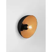 Lyora Applique murale design Onia noir avec or