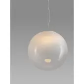 Lyora Suspension blanche Bolita ampoule Ø 30cm