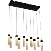Searchlight Suspension 13 lumières Moonbeam noir