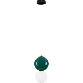 Lyora Suspension Noesis Ø 18cm vert avec blanc