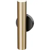 Masterlight Projecteur mural Run Or mat - 2x GU10