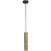 Masterlight Lampe suspendue Run avec cylindre d'or