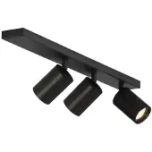 Lyora Spot de plafond Onis 3 lumières - noir
