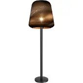 Masterlight Lampe sur pied noire Carta Moody Ø abat-jour Think Paper 54cm