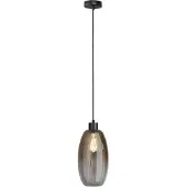 Masterlight Lampe suspendue en verre Olive Ø 18,5cm - noir