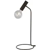 Searchlight Lampe de table, acier noir mat, H 57 cm