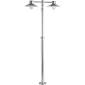 Franssen Lampe de terrasse Selva 2 lumières gris zinc