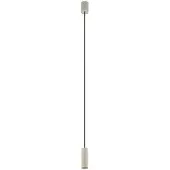 Nowodvorski Lighting Suspension FOURTY grise 1xGU10x10W en métal, dimensions : 133 x 4 x 4 cm, IP20, Lighting