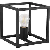 Eglo Lampe de table noire Blackcrown 20 cm