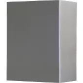 Masterlight Applique Haut - Bas Metallico gris métallisé