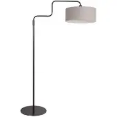 Steinhauer Lampadaire Bloeba Noir avec capuche grise