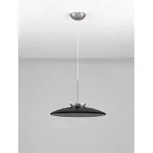 Lyora Suspension Esti verre marron Ø 50cm