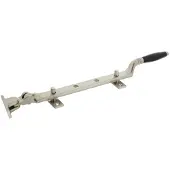 Intersteel Support de fenêtre Ton avec goupille de réglage nickel mat