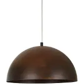 Lyora Lampe suspendue rouillée Hemisphere Rust S Ø 34 cm