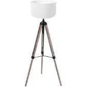 Steinhauer Lampadaire trépied Triek avec capot blanc