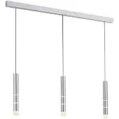 Paul Neuhaus Lampe suspendue en aluminium Pure Vega 3 lumières