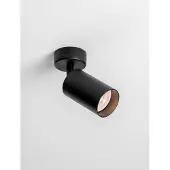 Lyora Spot de plafond Reig Simple, Noir