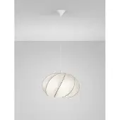 Lyora Suspension Bora blanc Ø 45cm