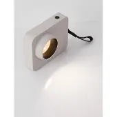 Nova Luce Lampe de table rechargeable Kedros beige