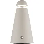 Globo Lampe de table moderne Liva Brun sable rechargeable