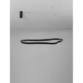 Lyora Suspension de forme naturelle Dussa noir 120cm