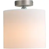 Masterlight Lampe de plafond Cilindra 25 cm blanc avec gris métallisé