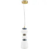 Lyora Suspension Palo blanc - bleu - marron