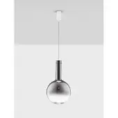 Lyora Suspension Nostos verre fumé Ø 30cm