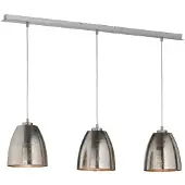 FISCHER&HONSEL GMBH Lampe suspendue 3 lumières Cannes nickel antique