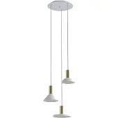 Lyora Lampe suspendue loft 3 lumières Hermanos