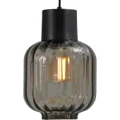 Masterlight Lampe à suspension Lett lll 20 avec verre fumé