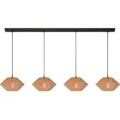 Masterlight Lampe pendante de table à manger Bicono 4x Ø35cm