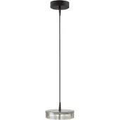 Masterlight Lampe pendante de conception Imperia noir avec nickel Ø 16cm