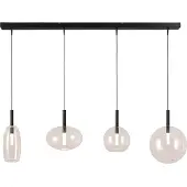 Masterlight Suspension 4L Lido Ball avec du verre transparent