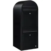 Bobi Boites aux lettres Duo 9005 Noir texturé