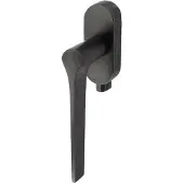 Olivari Poignée de fenêtre design Lama L Anthracite verrouillable