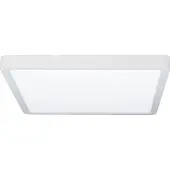 Highlight Plafonnier carré Piatto blanc