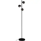 Artdelight Lampadaire design Bolero noir 3 lumières