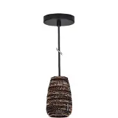 Think Paper Socket 002 Lampe suspendue en carton Ø 9cm
