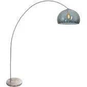 Mexlite - lampadaire - Solva - acier - plastique métal - lampe arquée - E27 - 3920ST