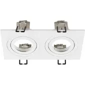 SLV Anneau encastré blanc New Tria 155 rectangulaire