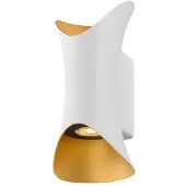 SLV Grand éclairage LED haut et bas Modela blanc avec de l'or
