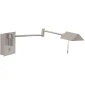 Steinhauer Lampe de lecture murale en acier inoxydable Retina
