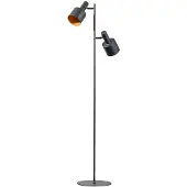 Eth Lampadaire design Sledge 2 lumières noir