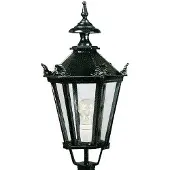 Ks Verlichting Nostalgic lantern lamp Bergum K7C avec couronnes - noir